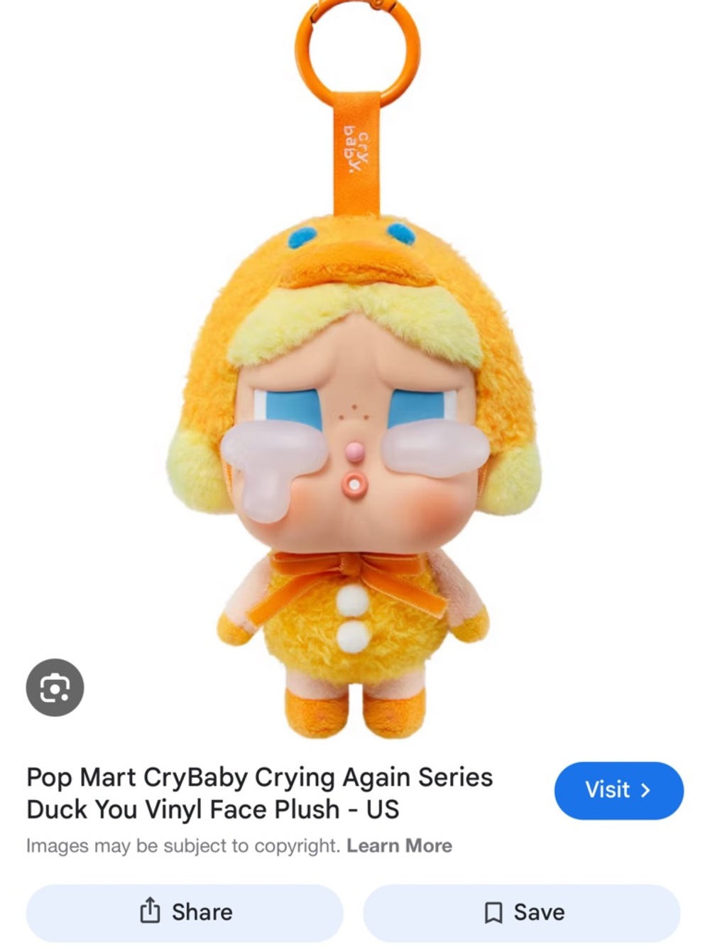 Crying Again Pink Blind Box Collectible Figurine by Cry Baby - Picture 3 of 3